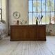 1950s oak office counter