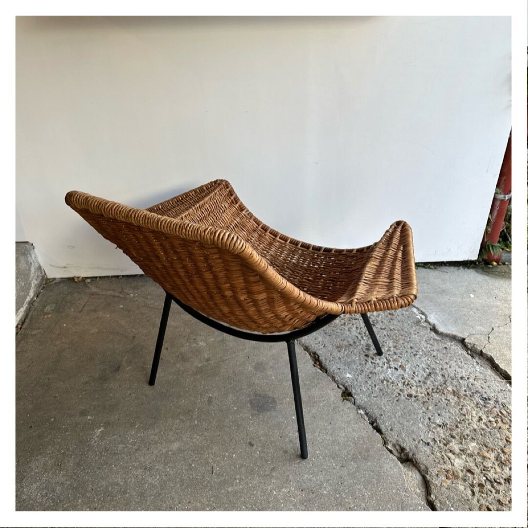 Rattan armchair
