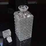 Vintage crystal glass liqueur decanter,1950