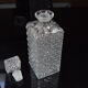 Vintage crystal glass liqueur decanter,1950