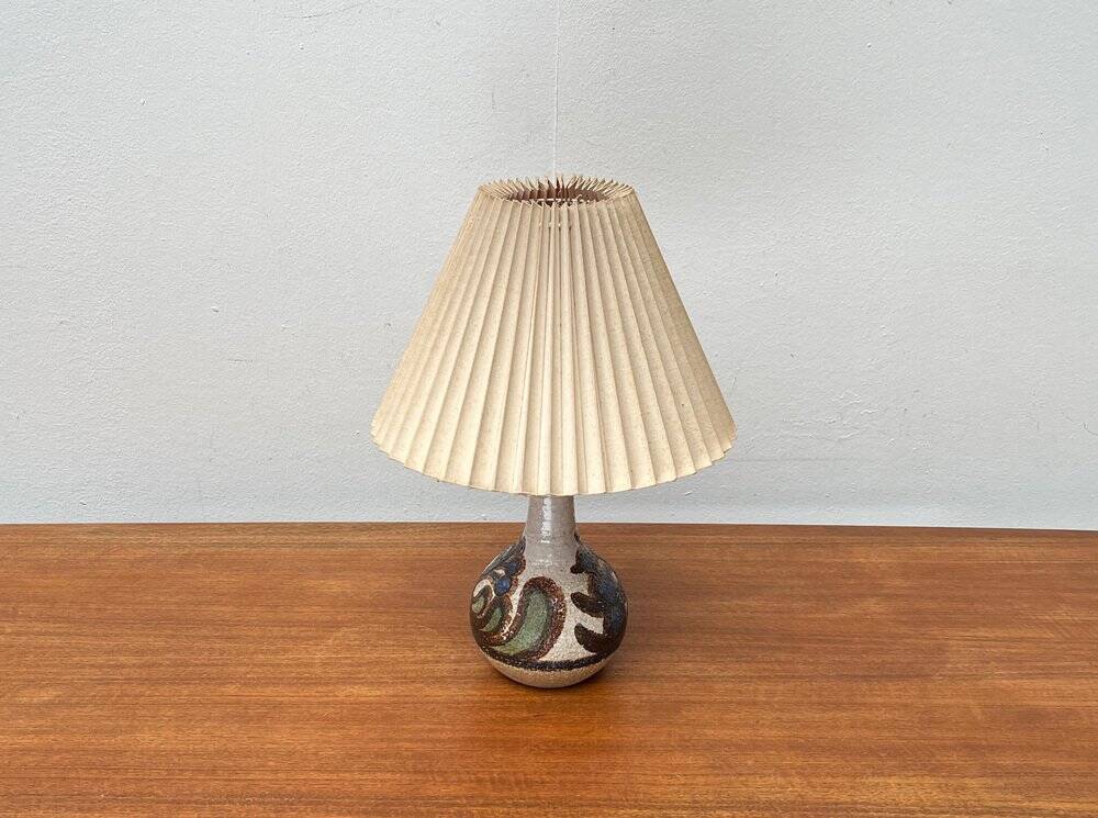 Mid-Century Danish Studio Pottery Model 3068 Table Lamp from Søholm, 1960s