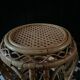 Vintage side table in rattan from the 60s-70s.