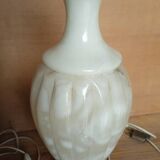 Pair of alabaster balluster lamps, 1970s