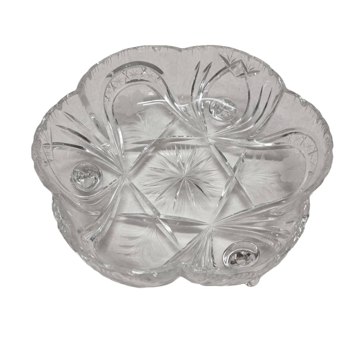 Vintage Crystal Bowl, 1950s