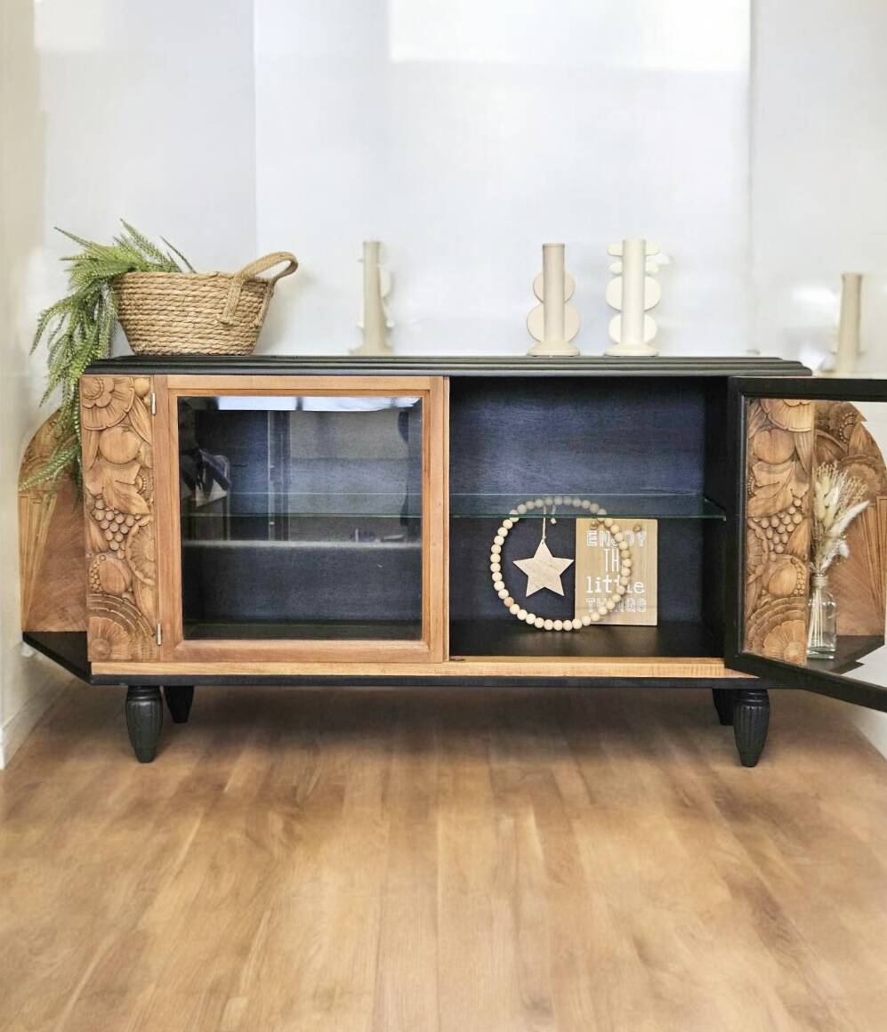 Buffet vitré Art Déco