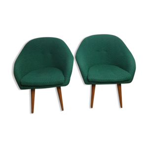 Paire de fauteuils par