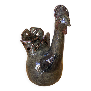 Vase en céramique en forme de poule