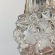 Vintage molded glass pendant lamp