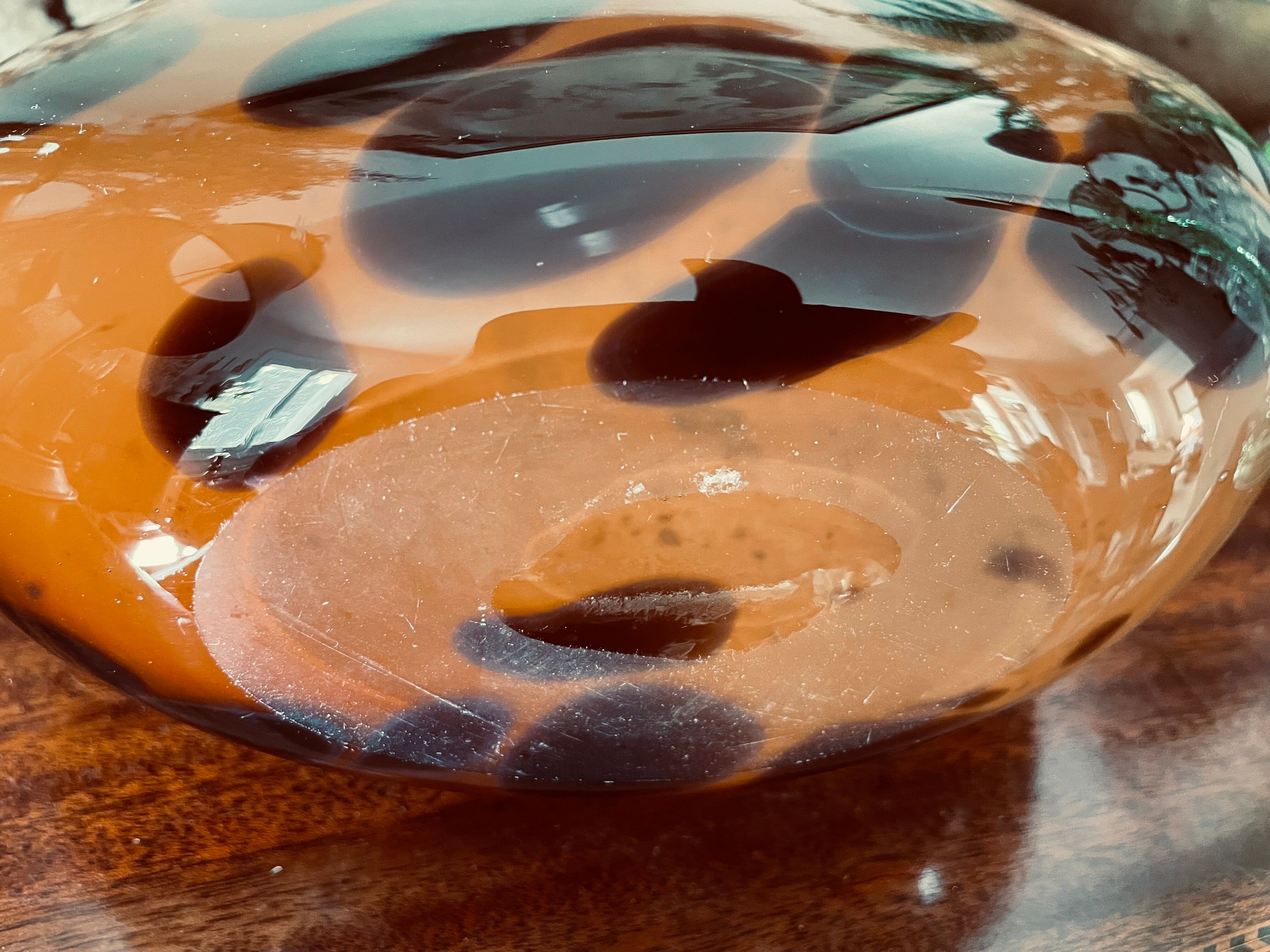 Vase tortoiseshell 80s