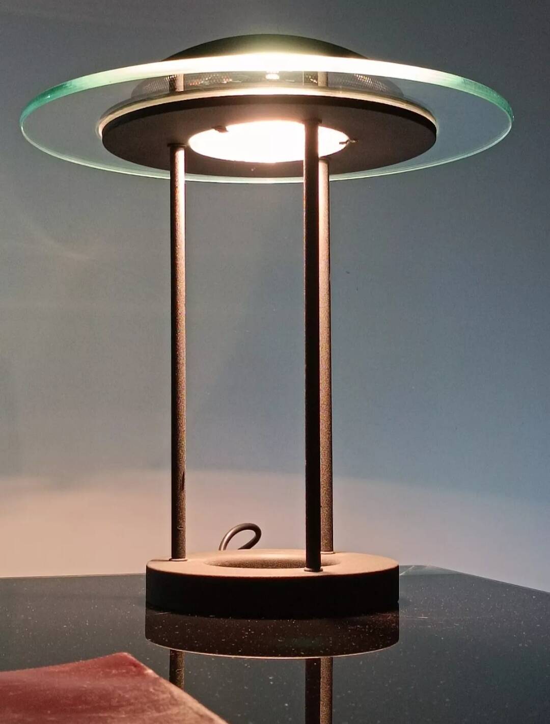 Originale lampe Saturn par Robert Sonneman pour G. Kovacs 1980