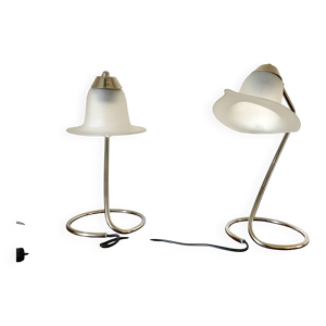 Paire de lampes atypiques