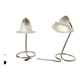 Pair of unusual SCE lamps