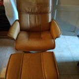 Stressless armchair and footstool