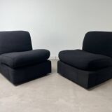 2 Ligne Roset armchairs from the 1970s.