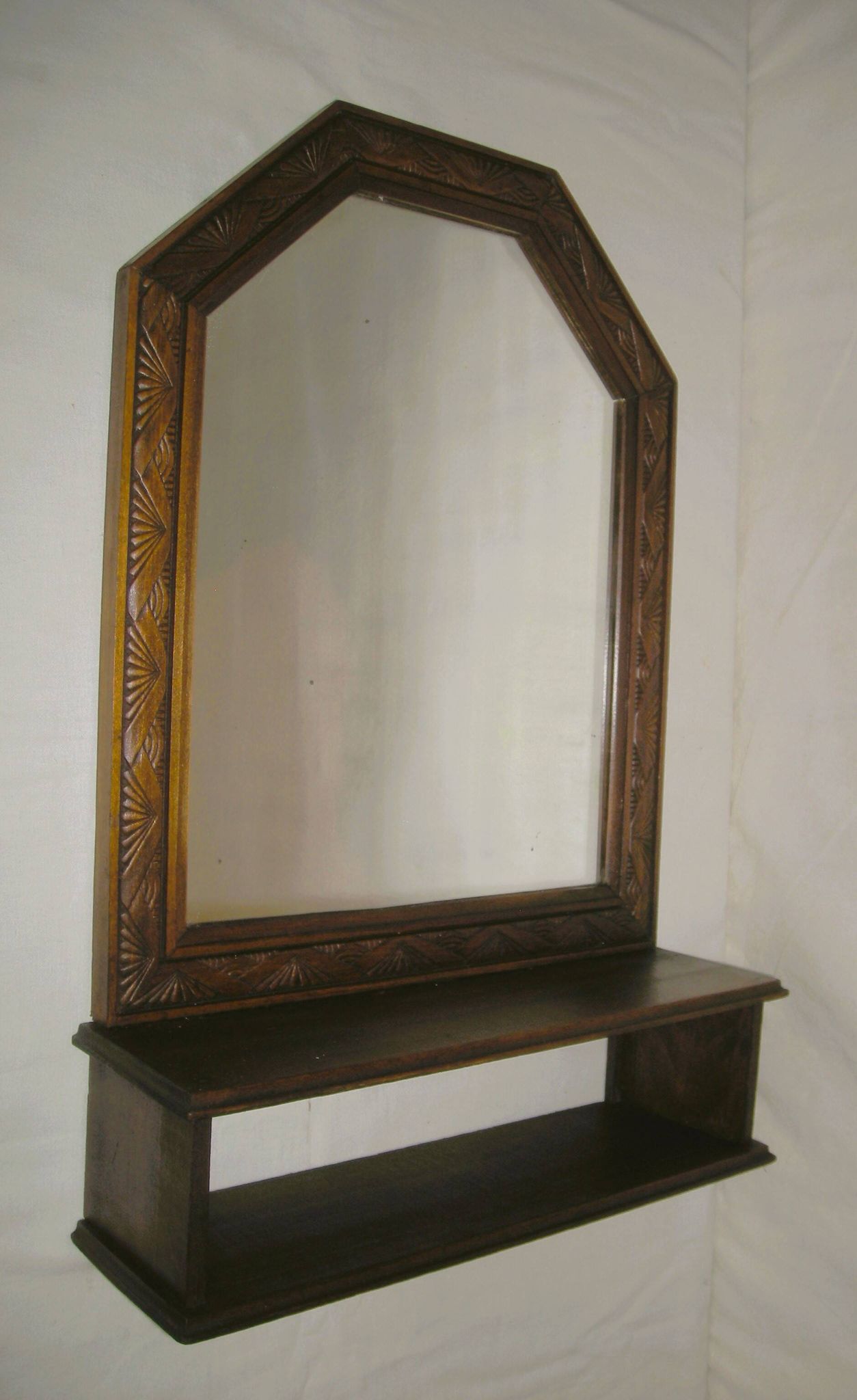 Miroir tablette mural art déco des années 30