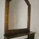 Art Deco wall-mounted tablet mirror from the 1930s.
