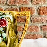 Vintage slip pitcher vase