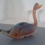 Large Italian Heavy Murano Glass Duck, 1960s
