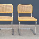 Pair of chairs cesca B32 by Marcel breuer