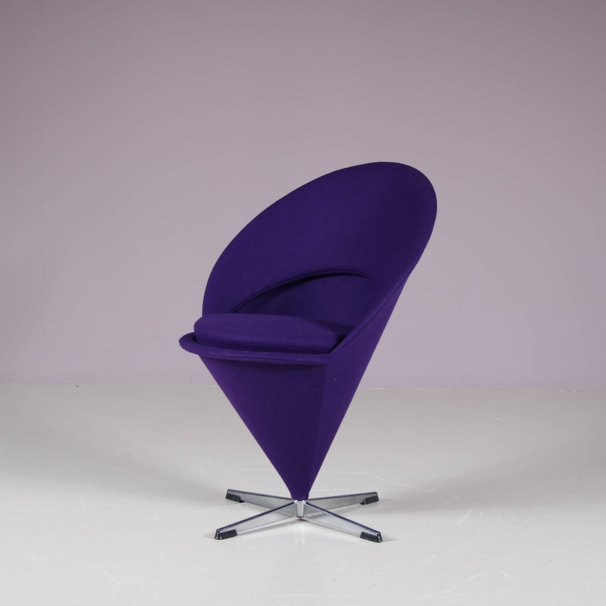 1960s “Cone” Chair by Verner Panton for Plus Linje, Denmark