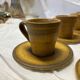 Set of 8 vintage stoneware mugs