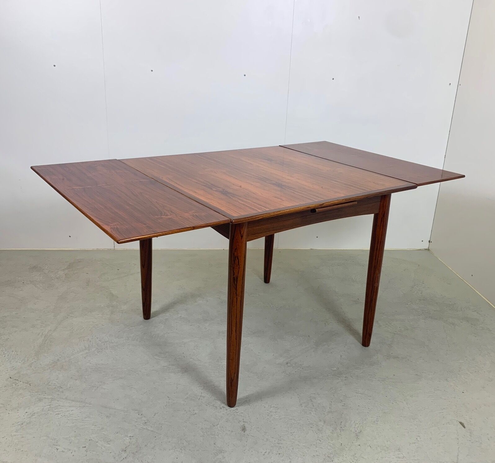 Square dining table in palisander by Lübke, 1960