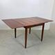 Square dining table in palisander by Lübke, 1960