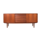 Enfilade scandinave en teck du milieu du siècle par Nils Jonsson pour P.S. Heggen, 19