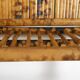 Etagère ancienne murale et pliable en bambou