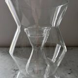 Habitat designer glass candle holder