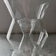 Bougeoir design en verre Habitat