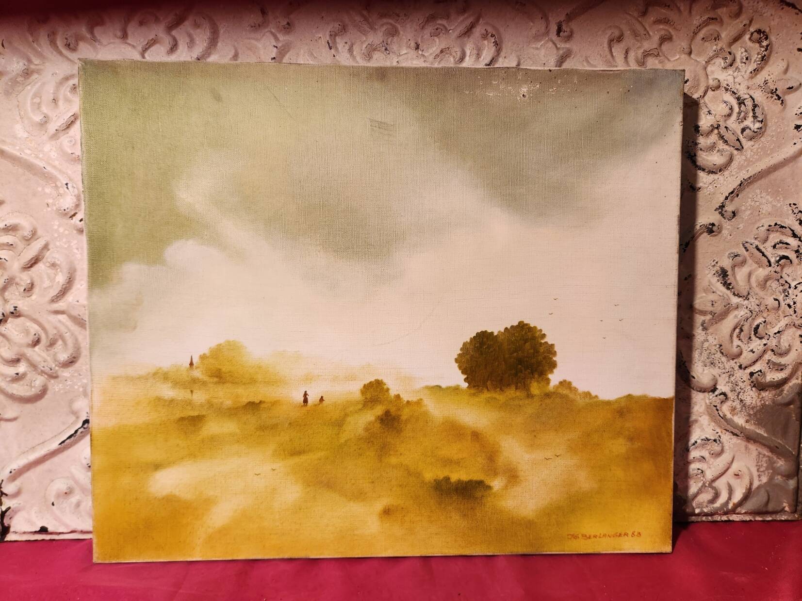 Dreamlike oil painting on canvas by Jean Guy Berlanger