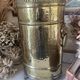Antique brass umbrella stand