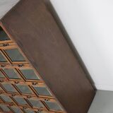 Meuble de mercerie ancien en chêne allemand, années 1920/30