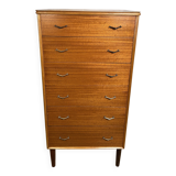 Commode rétro vintage en teck du milieu du siècle par Beeanese – 1960 Élégante