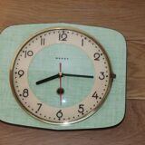Beroz green formica wall clock