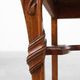 Set of 6 art nouveau dinner chairs in the manner of Victor Horta, Belgium