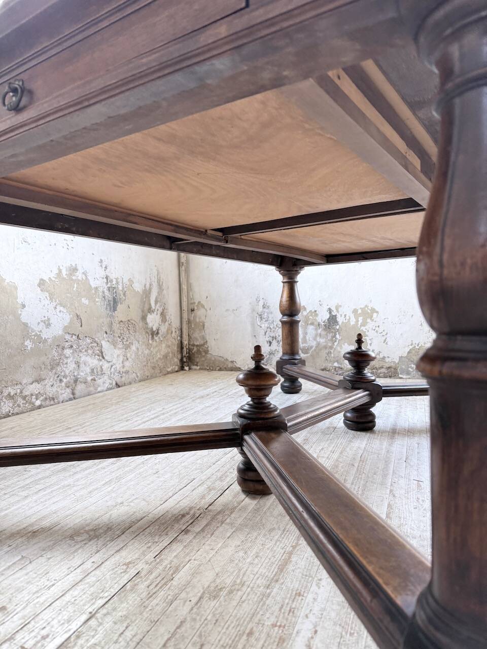 Oak table in Louis XIV style 1900