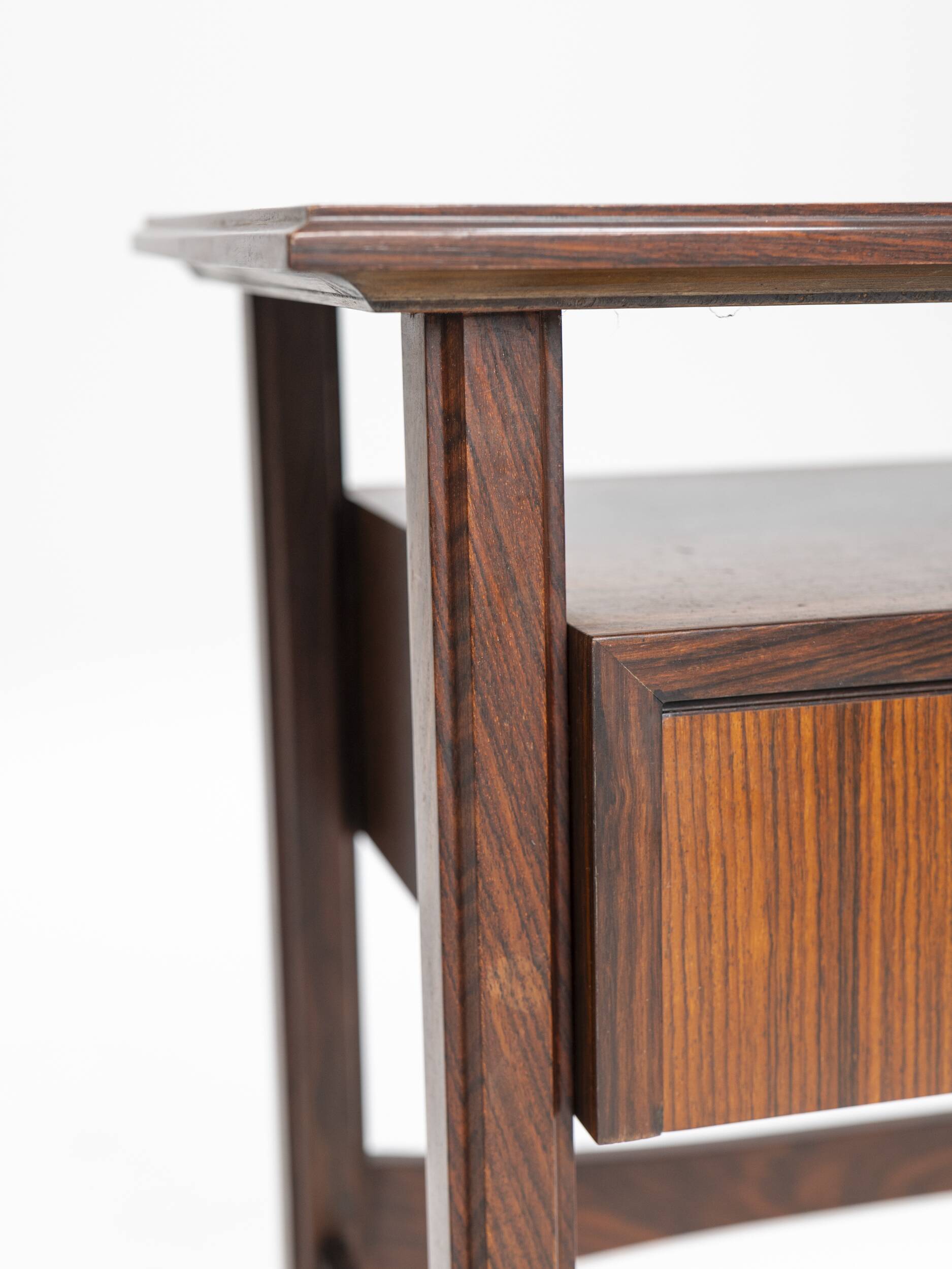 Palisander Scandinavian two-drawer Console, Denmark, 1960s