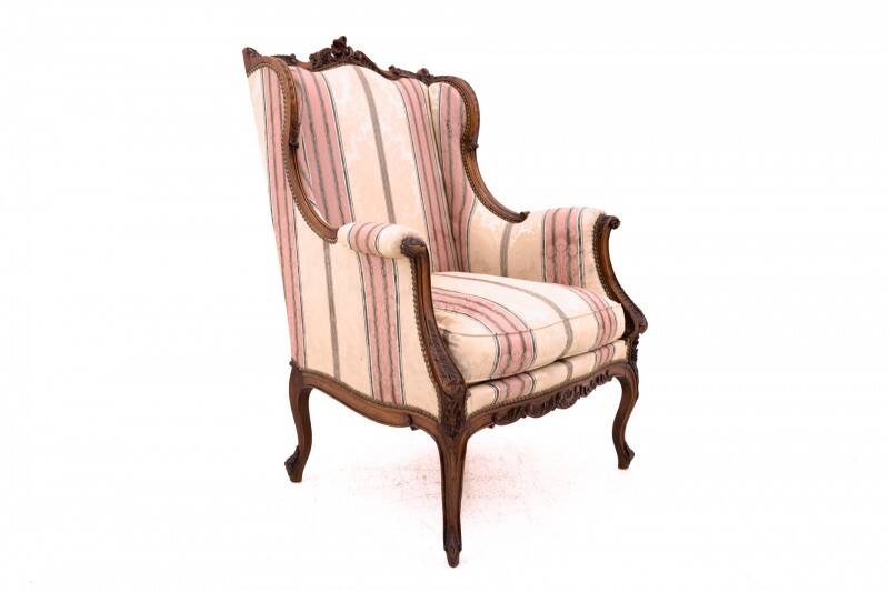 Wingback chairs, France, circa 1900