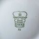 Set of 6 vintage Bareuther Bavaria porcelain oyster plates