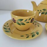 Swedish tea service Christineholm 1970s yellow