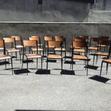 Lot of 20 school chairs