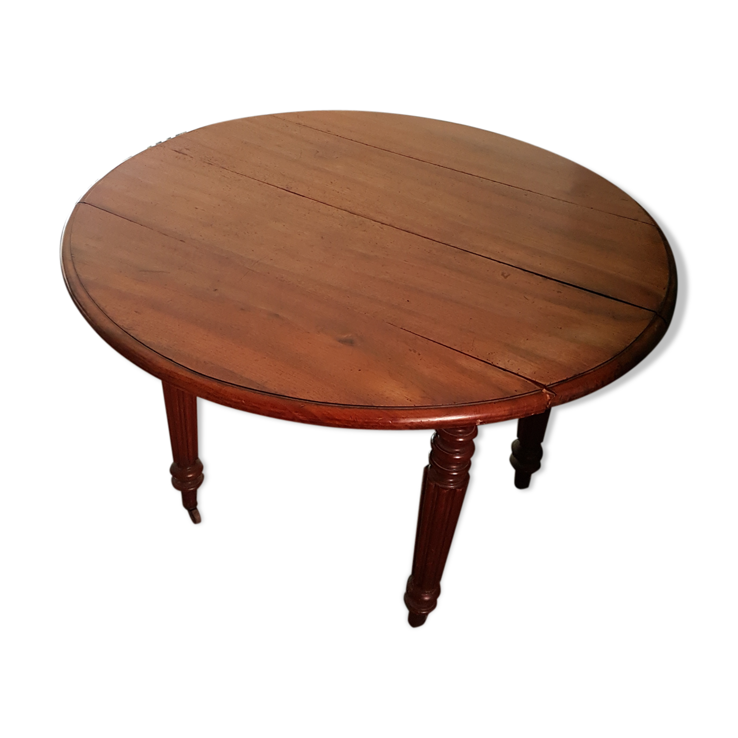 Table en chêne avec une rallonge