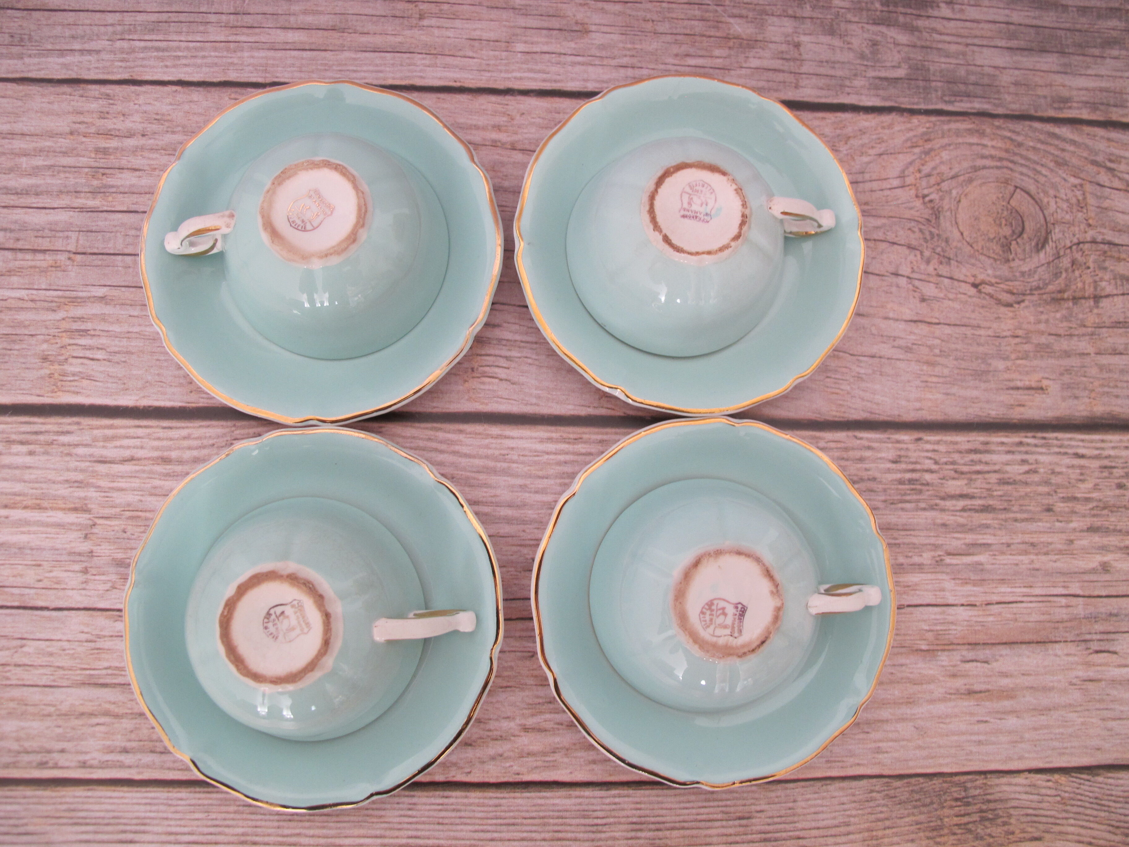 Saint Amand vintage 4 cups set.
