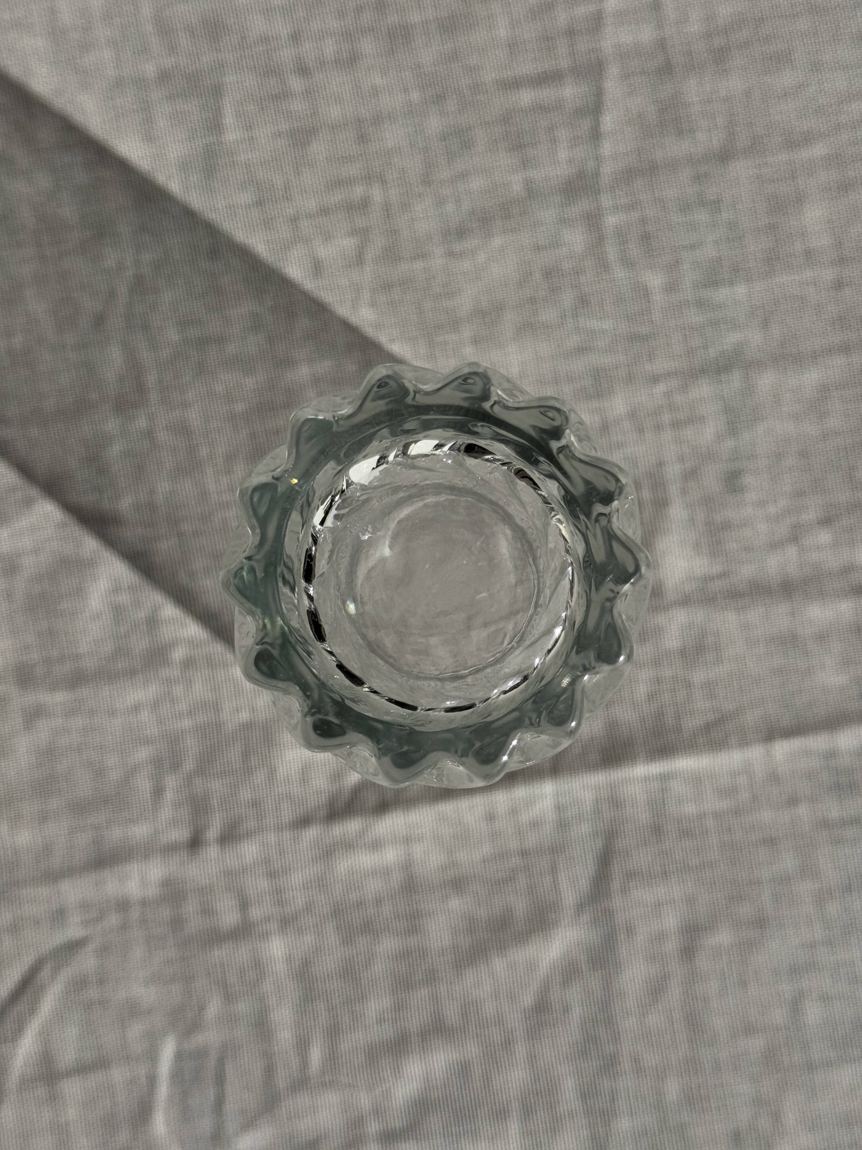 Set of 6 glass orangeade glasses H14.5 D7