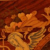 Bar cabinet in wood marquetry