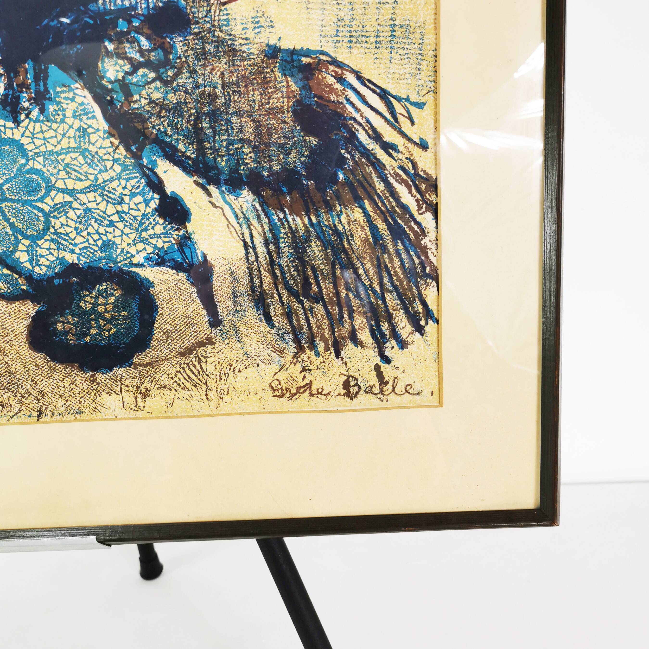 Grete Ball Litografia "Kompozycja" Dania 1972 rok