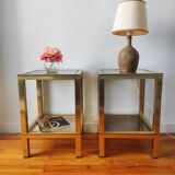 Pair of vintage 1970s side tables