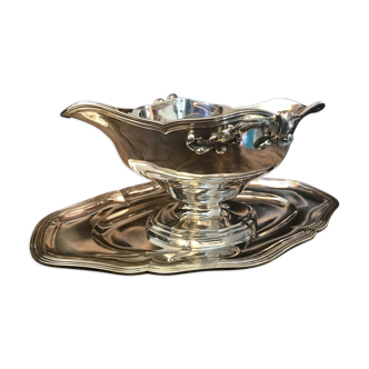 Silver gravy boat from the falkenberg house